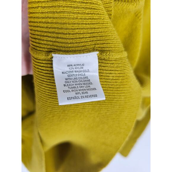 JM Collection Women's Green Sleeveless Round Neck Blended Fiber Sweater Size 3X - Picture 4 of 5